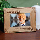 Personalized Lawyer Wood Picture Frame